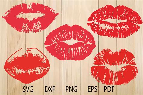 Kiss Bundle Svg Valentine Bundle Svg Lips Kisses Svg Lips Bundle Svg