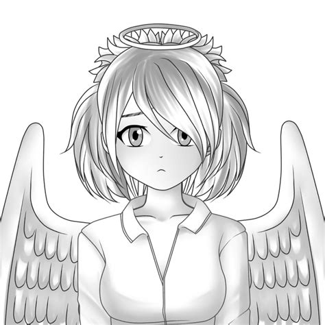 Populer 38 Anime Female Angel Drawing