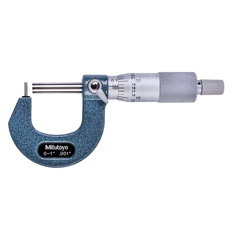 Mitutoyo 115 305 Tube Micrometer Cylindrical Anvil Ratchet Stop 0 1