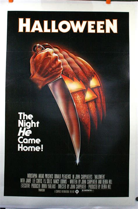 Halloween Original Movie Poster Original Vintage Movie Posters