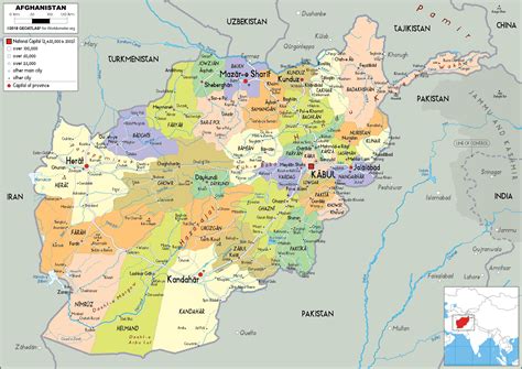 Provinces Of Afghanistan Map Political Map Of Afghanistan The Porn