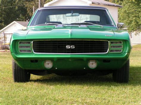 1969 Camaro Ssrs Rally Green Classic Cars For Sale