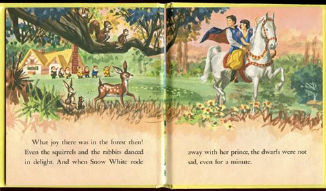 Filmic Light Snow White Archive 1957 Snow White Tell A Tale Book