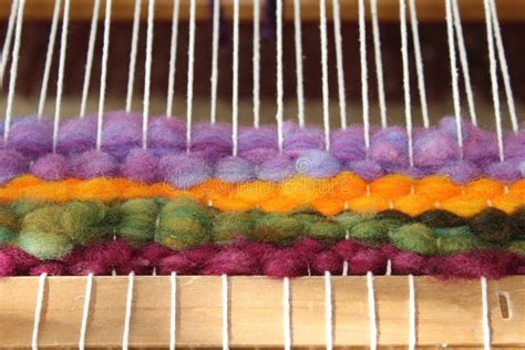 Wool Loom Weaving Stock Photo Image Of Shearing Handmade 85143674