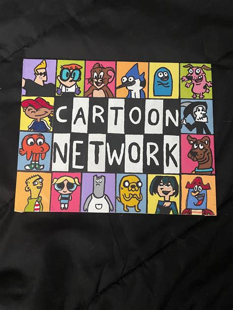 Cartoon Network Character Painting Etsy