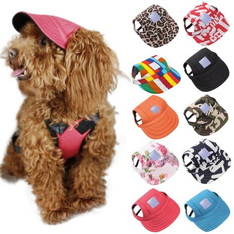 Pet Sun Protection Hats Multi Pattern Optional For Dogs Puppy Baseball