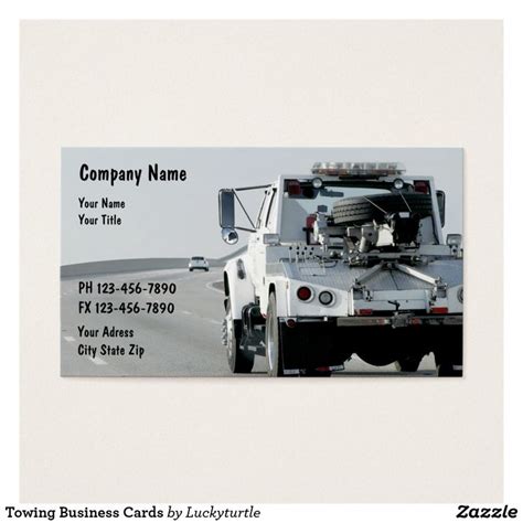 Professional black out towing business card. 15 best Tow Truck Business Cards images on Pinterest