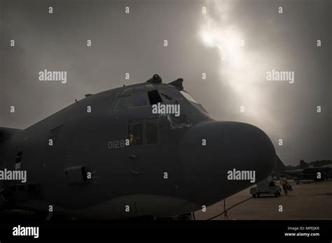 A Us Air Force 4th Special Operations Squadron Ac 130u Spooky Sits