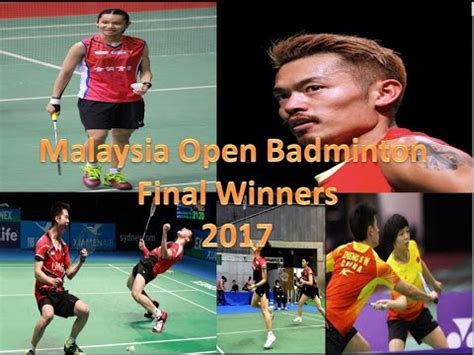 Be the first to comment on malaysia badminton open 2017 badminton finals highlights. Malaysia Open Badminton Final Winners 2017 - YouTube