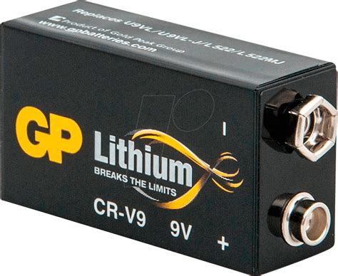 lithium 9 v gp gp lithium cell 9 volt block 800 mah at reichelt elektronik