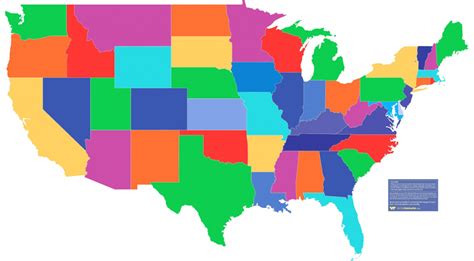 Interactive Visited States Map Printable Map