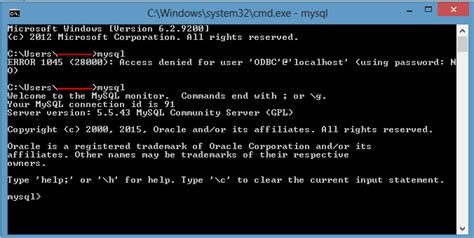 Mysql How To Overcome ERROR Access Denied For User