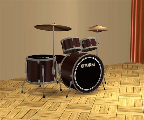 Mod The Sims Music Part 2 11 Maxis Drums Recolors