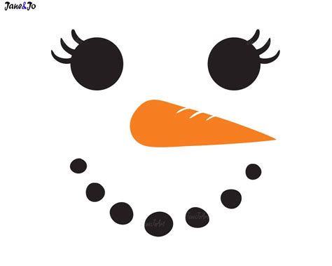 Download Snowman girls face svg Winter christmas SVG Christmas | Etsy | Cricut christmas ideas ...
