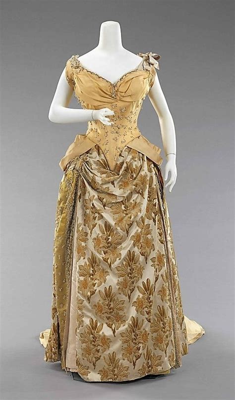 Charles Frederick Worth Dress Circa 1888 Fashion Historical