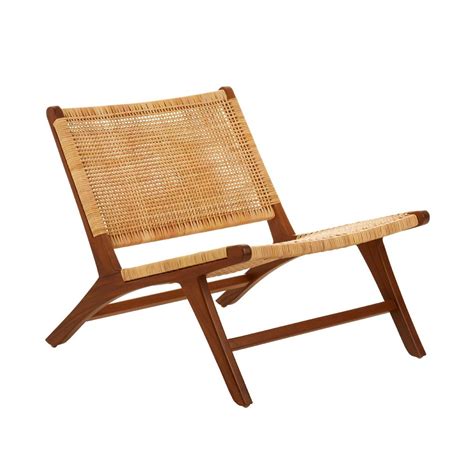 Kouboo rattan loop lounge chair with seat and head cushion, natural color, large keter set of 2 pacific sun lounge outdoor chaise pool chairs with resin rattan look and adjustable back. Teak and Rattan Outdoor Lounge Chair