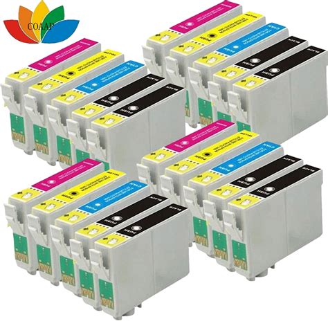 20 X Compatible Ink Cartridges For Epson Workforce 320 325 520 Printer