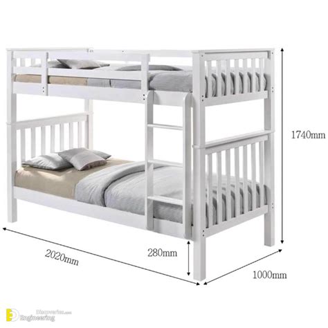 Useful Standard Bunk Bed Dimension Ideas Engineering Discoveries