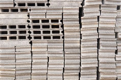 Stack Of Concrete Blocks Stock Photo Image Of Outdoors 99611422