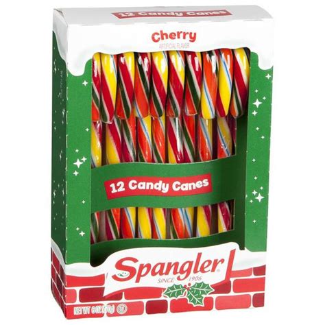 Spangler 12 Count Cherry Candy Canes 616883 Blains Farm And Fleet