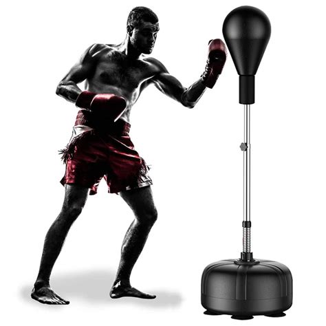 Buy Reflex Bag Free Standing Boxing Speed Punching Bag Adjustable