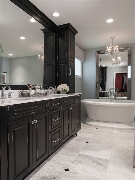 If that's what you're looking to achieve in your new bathroom, this if you want your bathroom to look bold, stylish, and sleek you should certainly take a look at these amazing black bathroom cabinet ideas we have. Traditional Bath Design Ideas, Pictures, Remodel & Decor ...