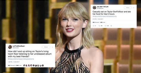 Reactions To Taylor Swifts Reputation Secret Sessions Popsugar Celebrity