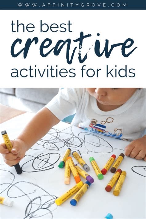 Creative Activities For Kids At Home Affinity Grove