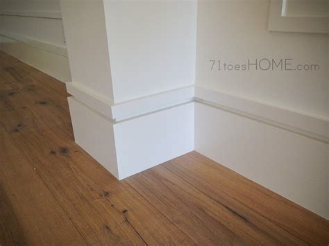 71toes H O M E February Progress Baseboard Styles Modern Baseboards