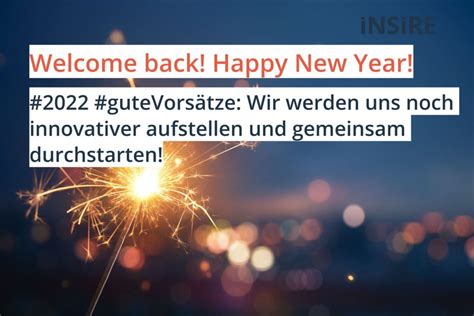 Welcome Back Happy New Year Insire Consulting