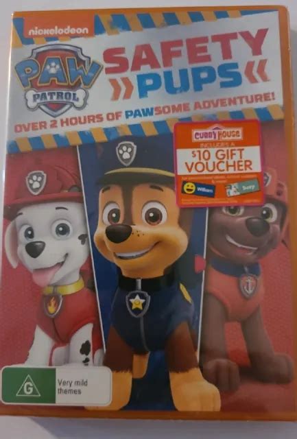 Paw Patrol Safety Pups Dvd 2017 Brand New Sealed Region 4 N3 9