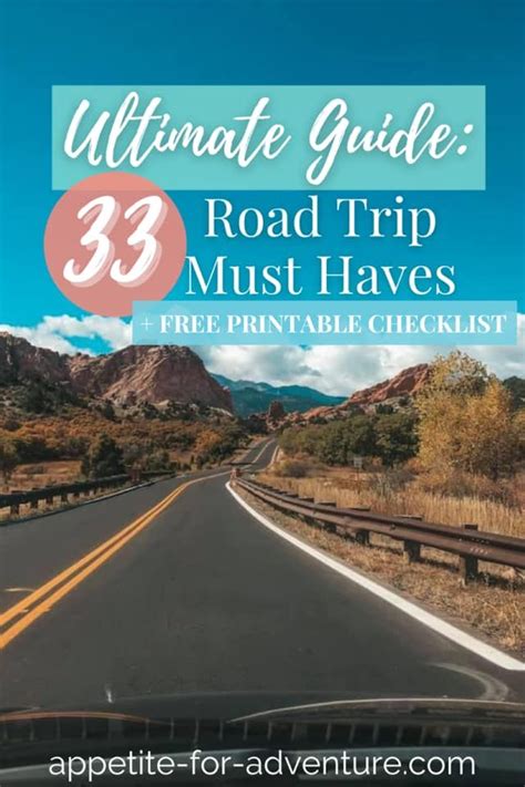 The Ultimate Road Trip Packing List Artofit