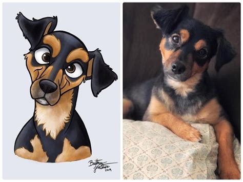 See more ideas about custom pet portraits, pet portraits, dog portraits. Disney Style Custom Pet Portrait Digital Cartoon Pet ...