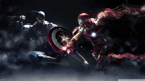 Captain America Vs Iron Man 1080p 4k High Resolution 4k Wallpaper