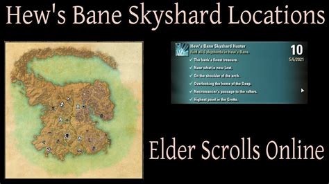 Hew S Bane Skyshard Locations Elder Scrolls Online Eso Youtube