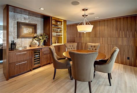 Allow room for 3' of clearance on each side of the table. 25+ Dining Room Cabinet Designs, Decorating Ideas | Design ...
