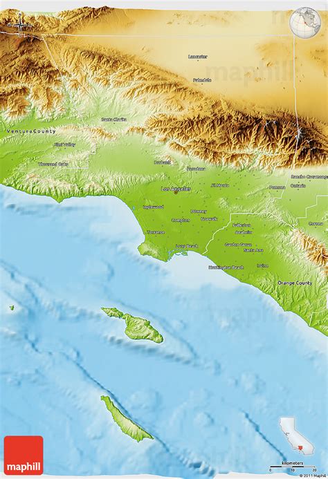 Los Angeles 3d Map Kylie Minetta
