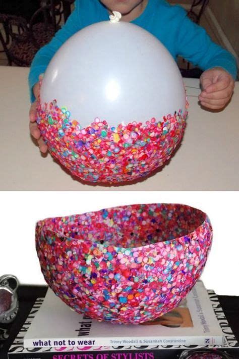 Learn To Make A Super Cool Diy Confetti Bowl In Three Easy Steps You
