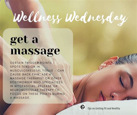 Wellness Wednesday Try Getting A Massage Fit Health Healthy Diet Lifestyle Fitnessideas
