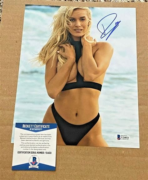 Buy Paige Spiranac Signed Autographed Sexy Bikini Photo Lpga Golf