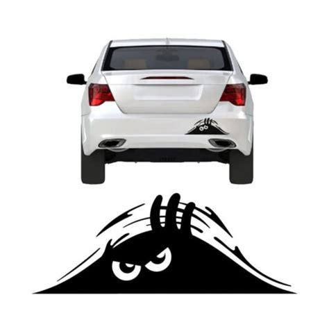 1x Funny Eyes Monster Peep Peeking Scary Car Bumper Window Decal