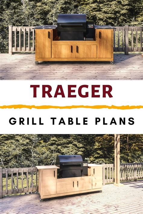 Built In Traeger Grill Table In 2021 Grill Table Diy Grill Table