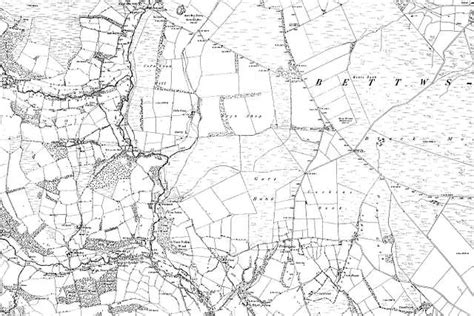 Map Of Radnorshire Os Map Name 005 Nw Ordnance Survey 1888 1891