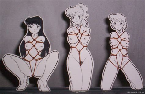Bound Paper Sailor Slut Slaves By S2x Hentai Foundry