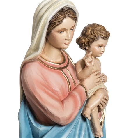 Virgin Mary And Baby Jesus Fiberglass Statue 60 Cm Online Sales On