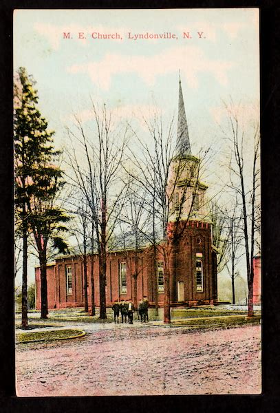 Lyndonville M E Church Methodist Carte Postale Ancienne Et Vue