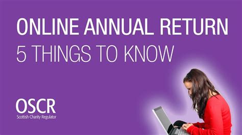 5 Things To Know Before You Start An Online Annual Return Youtube