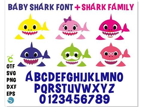 Baby Shark Font On Cricut Layered Svg Cut File Images