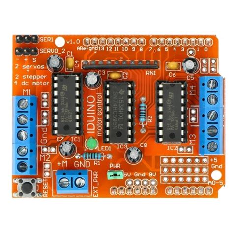L293d Motor Driver Board 2 Channel Motor Driver Electronic