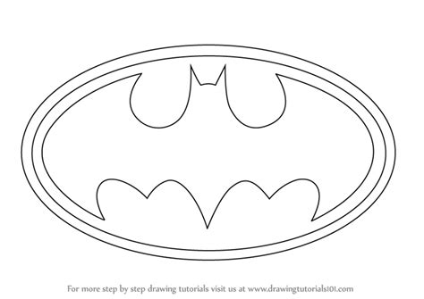 This batman drawing is one that shows the batman in action. Learn How to Draw Batman Logo (Batman) Step by Step ...